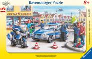 Ravensburger Einsatz der Polizei       15p 06037, 15 T. Rahmenpuzzles 
