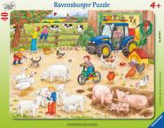 Ravensburger Auf dem grossen Bauernhof 30-48p 06332, 30-48 T. Rahmenpuzzles 