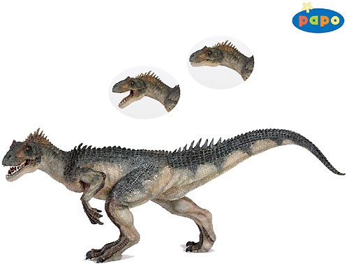 NEU mit Etikett PAPO 55016 Allosaurus Dinosaurier handbemalt 
